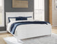 Fortman King Panel Bed with Mirrored Dresser