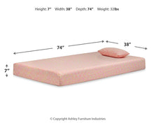 Load image into Gallery viewer, Ashley Express - Ikidz Pink  Mattress And Pillow 2/Cn

