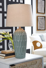 Load image into Gallery viewer, Ashley Express - Hadbury Ceramic Table Lamp (2/CN)
