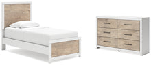 Load image into Gallery viewer, Charbitt Twin Panel Bed with Dresser
